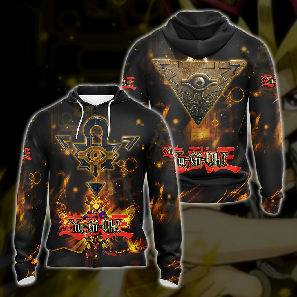 Yu-gi-oh! All Over Print T-shirt Tank Top Zip Hoodie Pullover Hoodie Hawaiian Shirt - Image 4