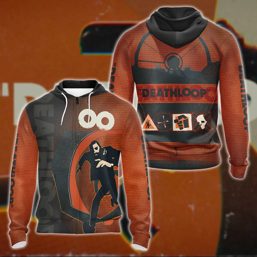 Deathloop 3D All Over Print T-shirt Tank Top Zip Hoodie Pullover Hoodie Hawaiian Shirt Beach Shorts Jogger - Image 5