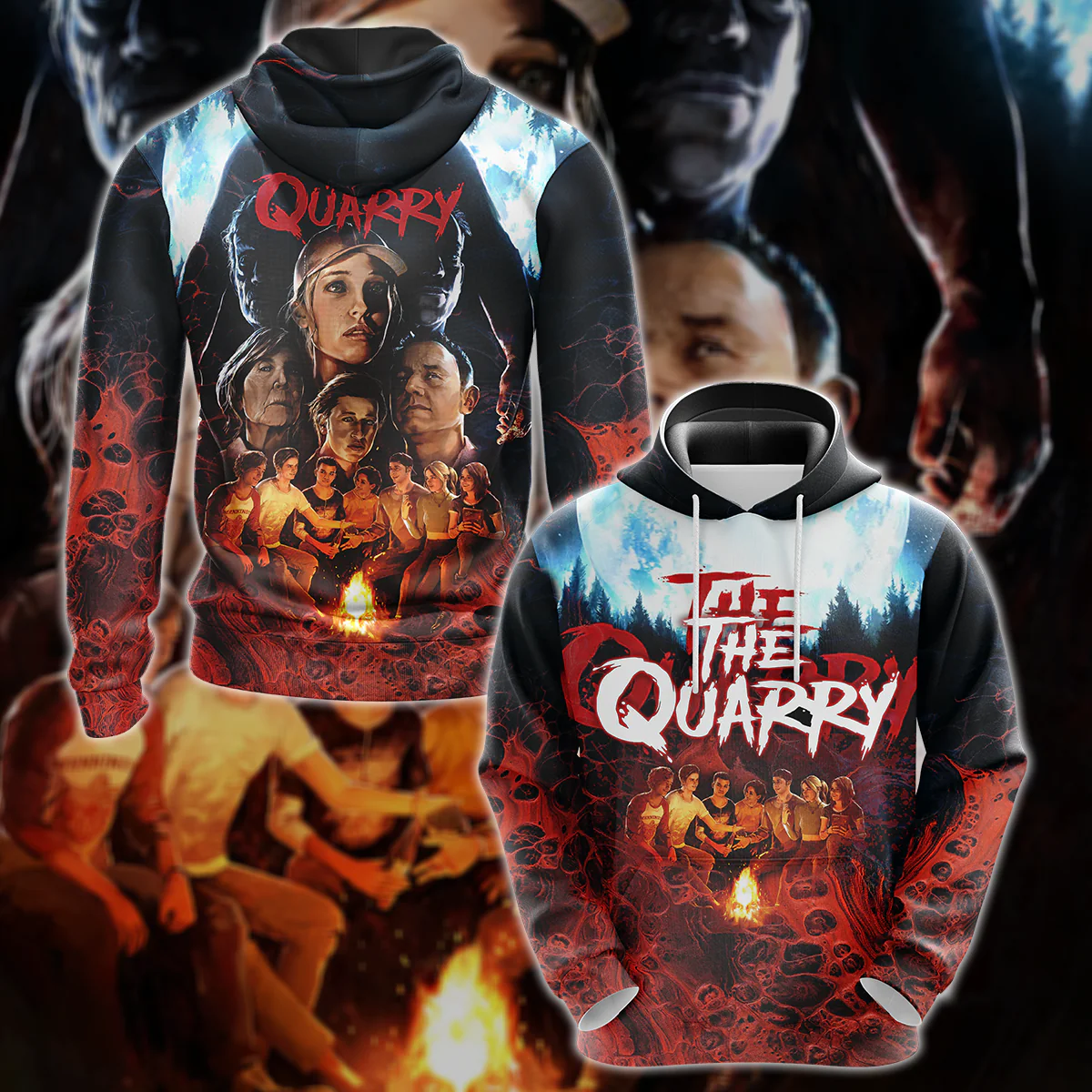 The Quarry Video Game 3D All Over Print T-shirt Tank Top Zip Hoodie Pullover Hoodie Hawaiian Shirt Beach Shorts Jogger - Image 3