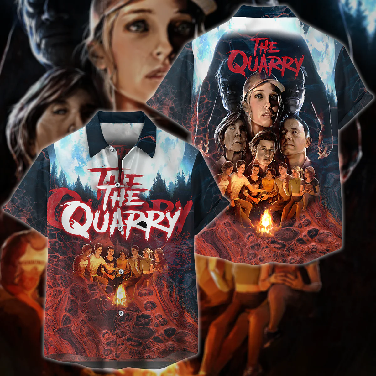 The Quarry Video Game 3D All Over Print T-shirt Tank Top Zip Hoodie Pullover Hoodie Hawaiian Shirt Beach Shorts Jogger - Image 4