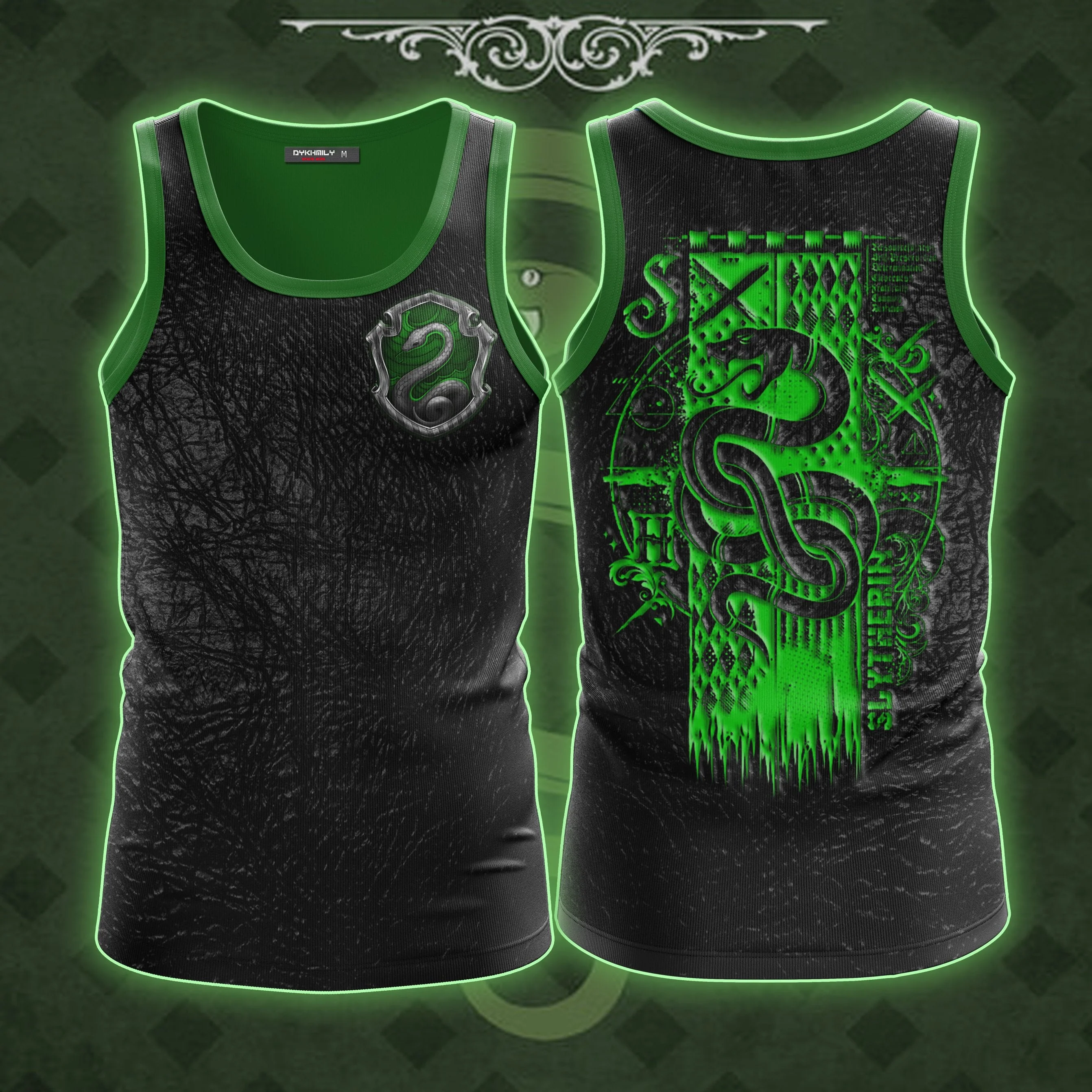 The Slytherin Snake Harry Potter 3D T-shirt - Image 4