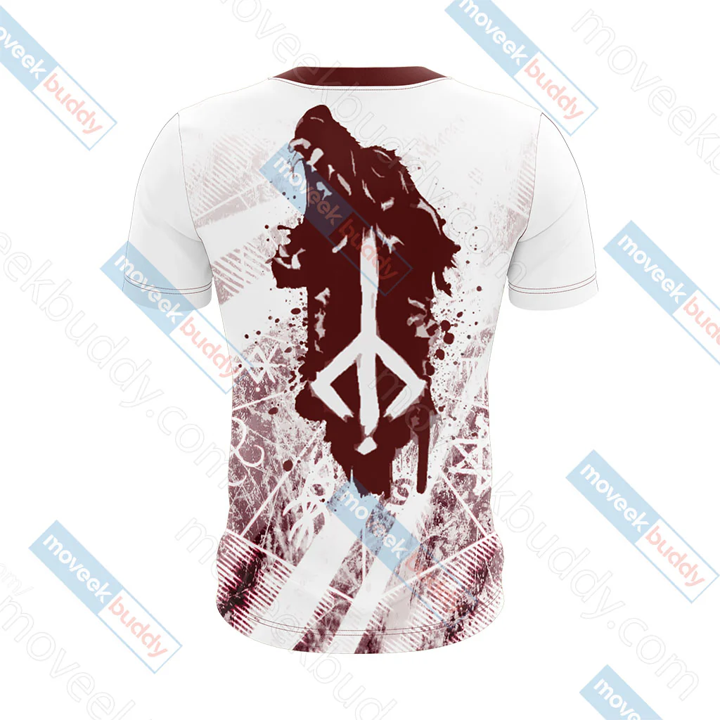 Bloodborne - Hunter's Mark Unisex 3D T-shirt - Image 3