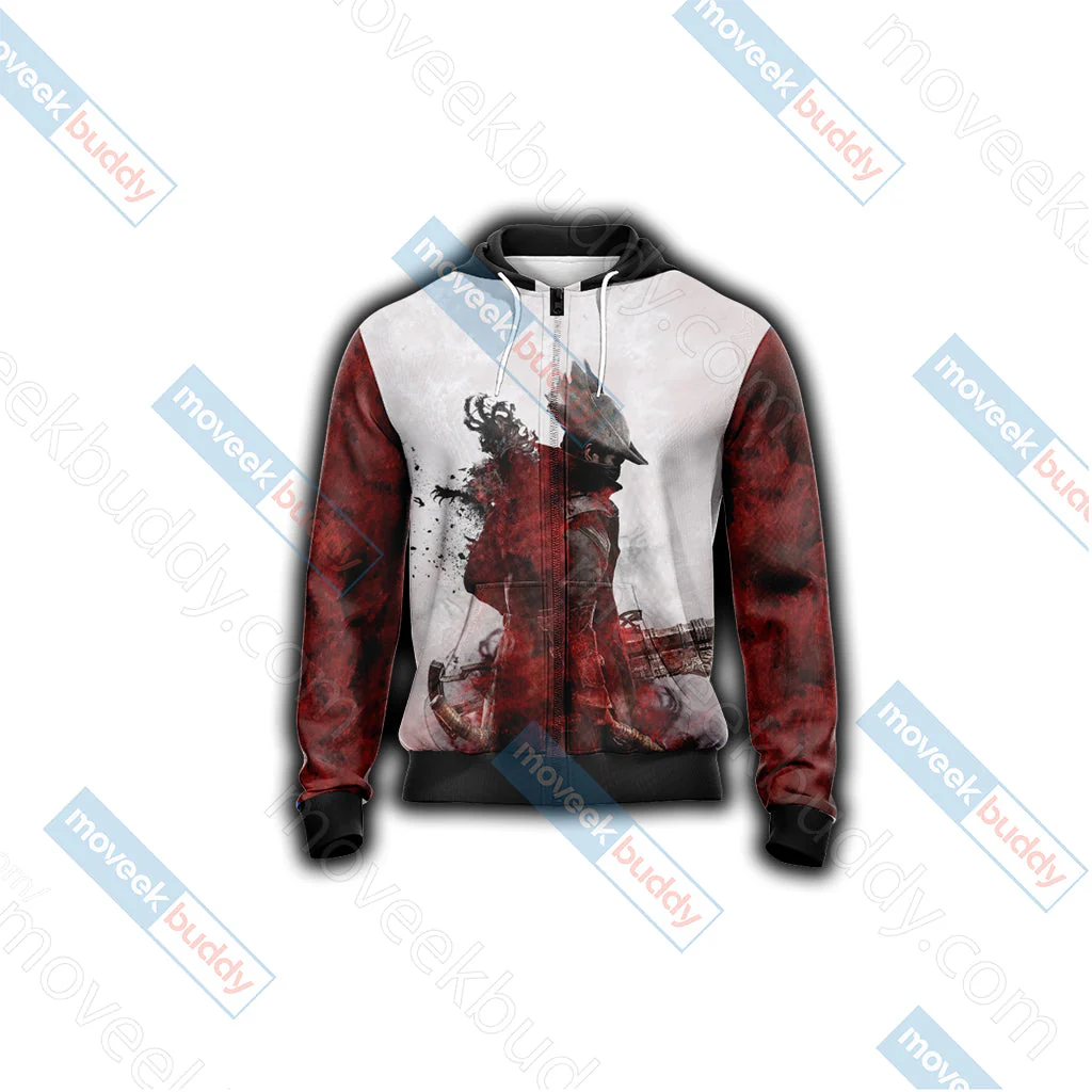 Bloodborne - The Hunter Unisex 3D T-shirt - Image 6