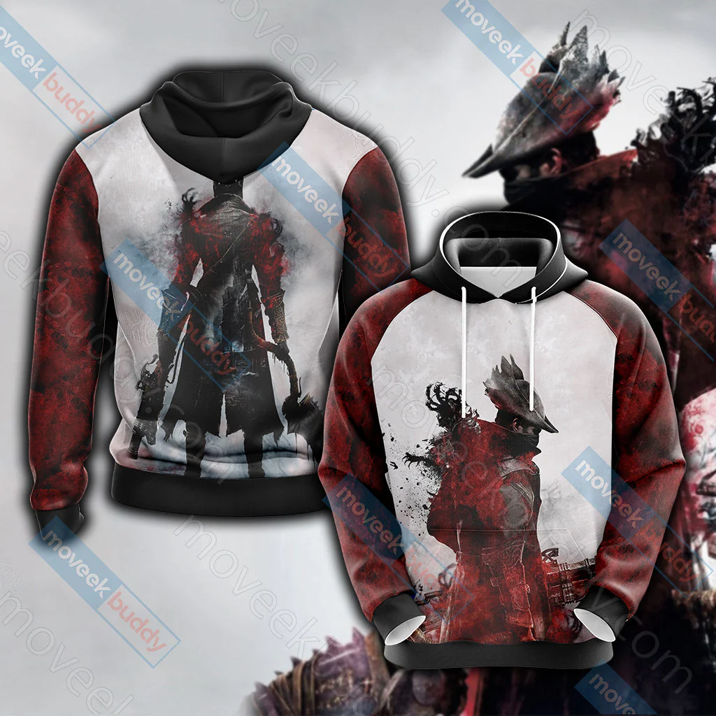 Bloodborne - The Hunter Unisex 3D T-shirt - Image 9