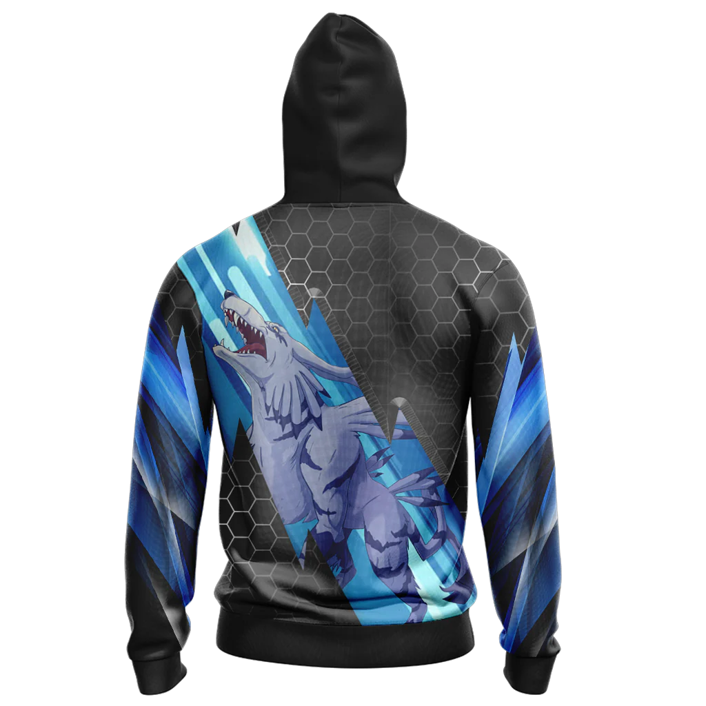 Digimon - Garurumon New Unisex 3D T-shirt - Image 11