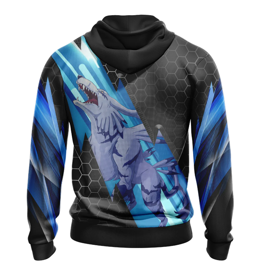 Digimon - Garurumon New Unisex 3D T-shirt - Image 7