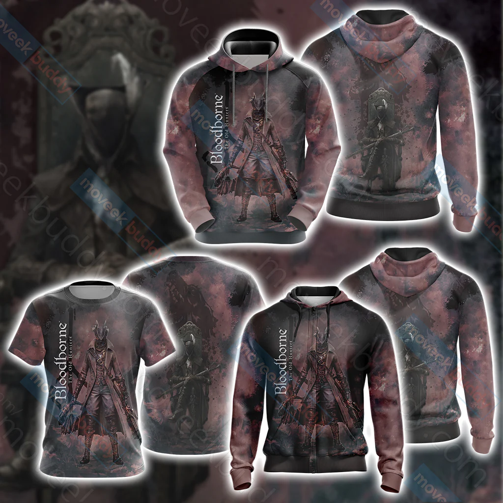 Bloodborne - The Hunter New Unisex 3D T-shirt - Image 4