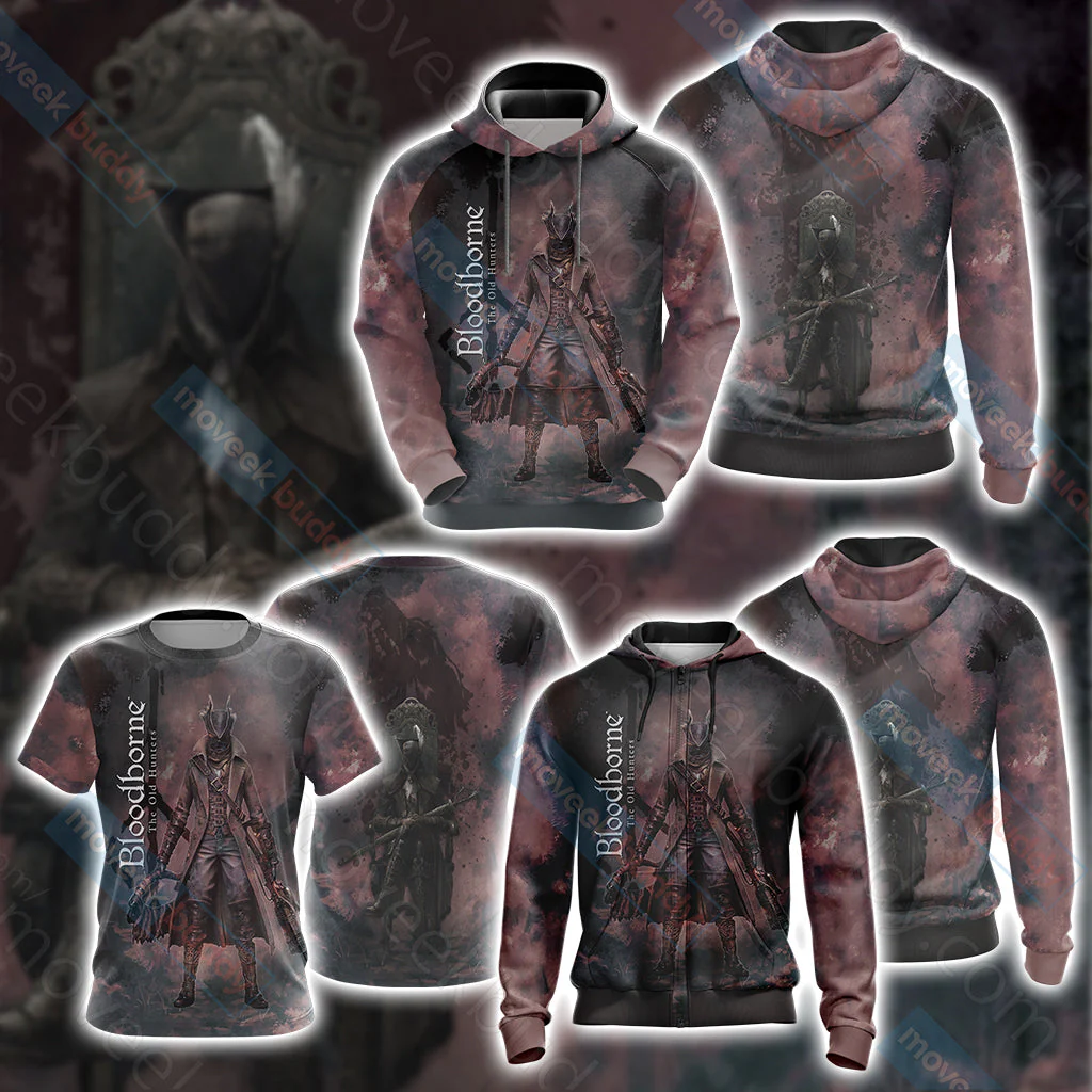 Bloodborne - The Hunter New Unisex 3D T-shirt - Image 8