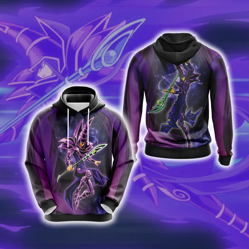 Yu-Gi-Oh! Dark Magician (Male) New Unisex 3D T-shirt - Image 3