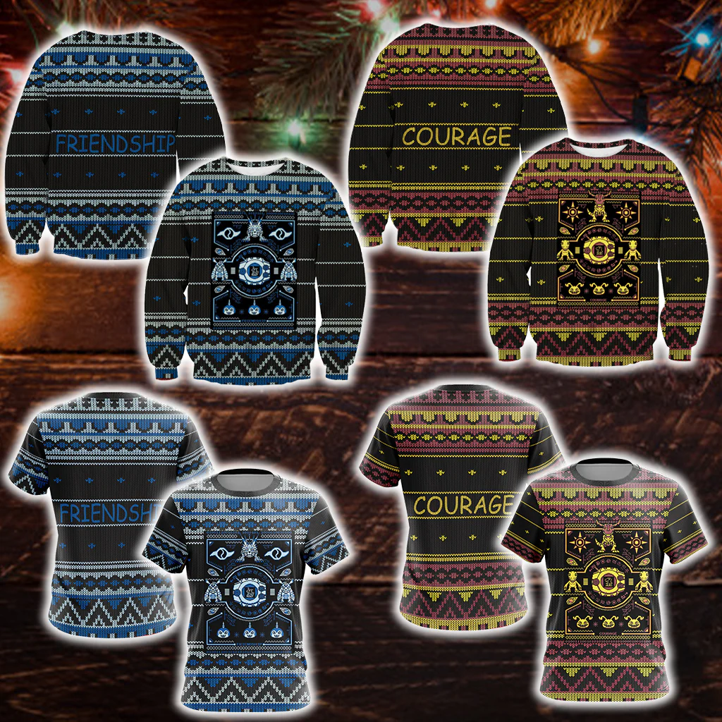 Digimon - Courage New Collection Unisex 3D T-shirt - Image 4