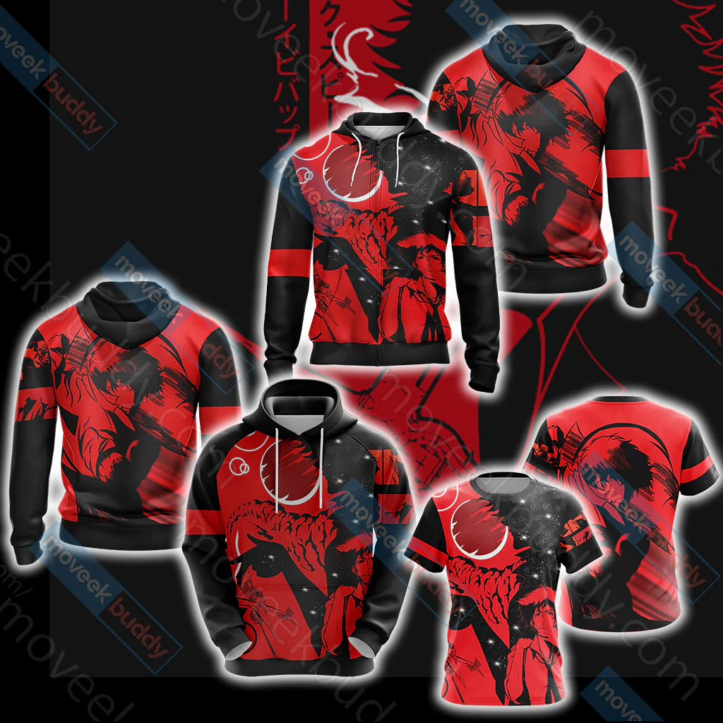 Cowboy Bebop Unisex 3D T-shirt - Image 4