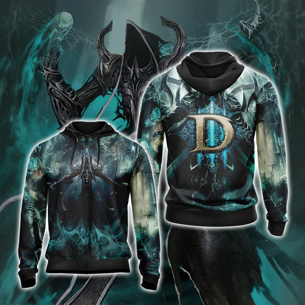 Diablo Diablo Reaper Of Souls New Unisex 3D T-shirt - Image 9