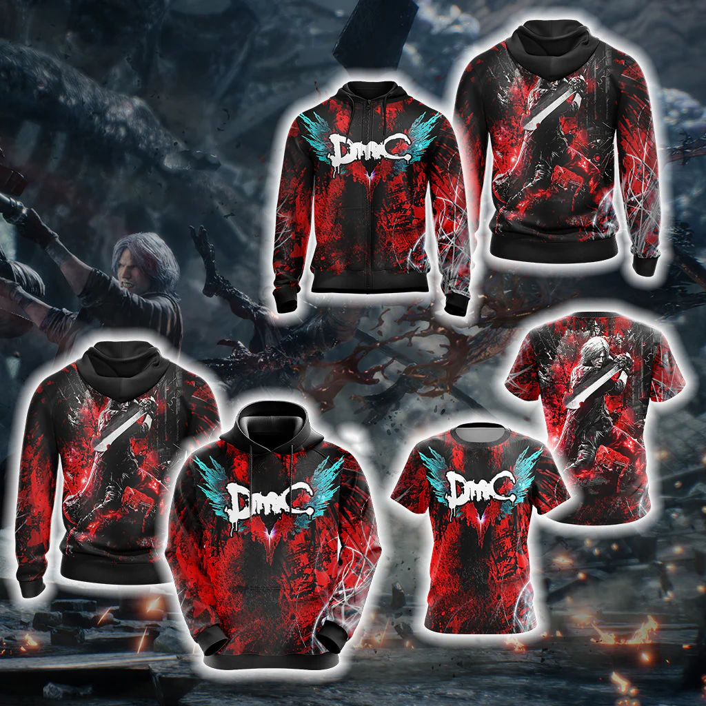 Devil May Cry Unisex 3D T-shirt - Image 8