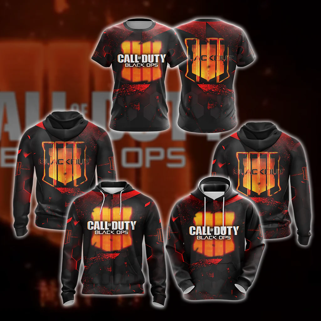 Call of Duty - Black Ops 4 New Version Unisex 3D T-shirt - Image 12