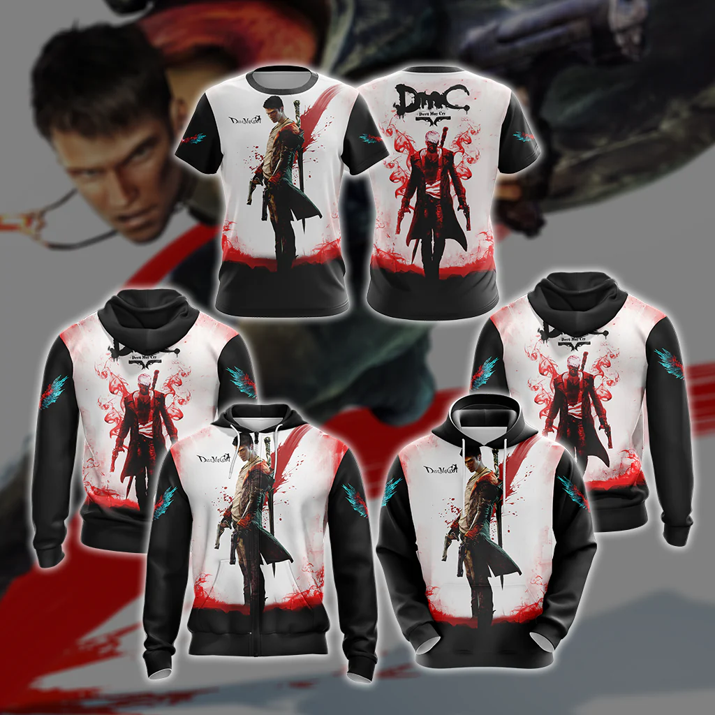 Devil May Cry Definitive Edition Unisex 3D T-shirt - Image 4