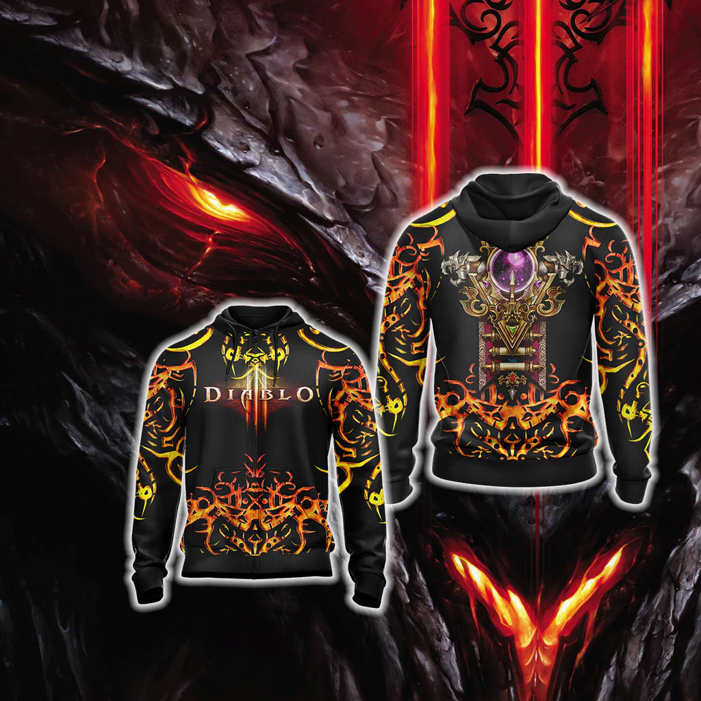 Diablo III - Class Crests Unisex 3D T-shirt - Image 9