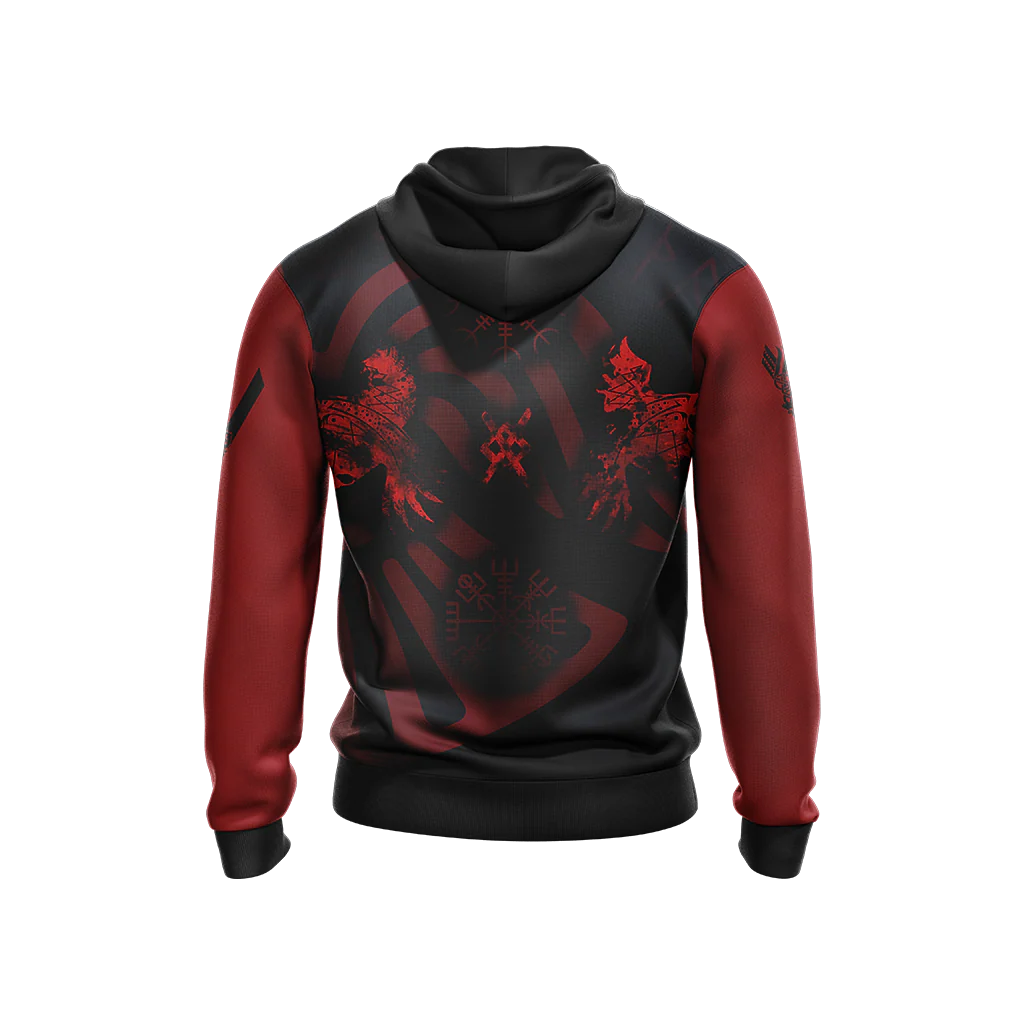 Vikings - Ravens Unisex 3D T-shirt - Image 11