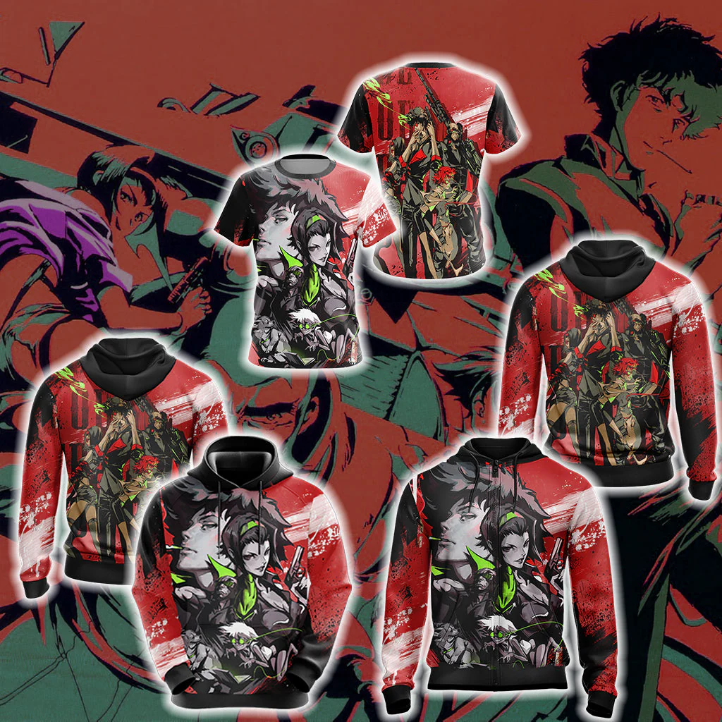 Cowboy Bebop - New Unisex 3D T-shirt - Image 8