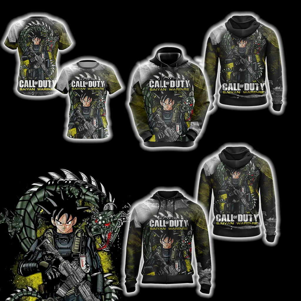 Call of Duty Game - Goku Unisex 3D T-shirt - Image 8