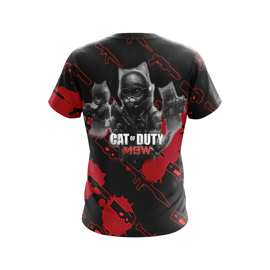 Call of Duty x Cats Unisex 3D T-shirt - Image 3