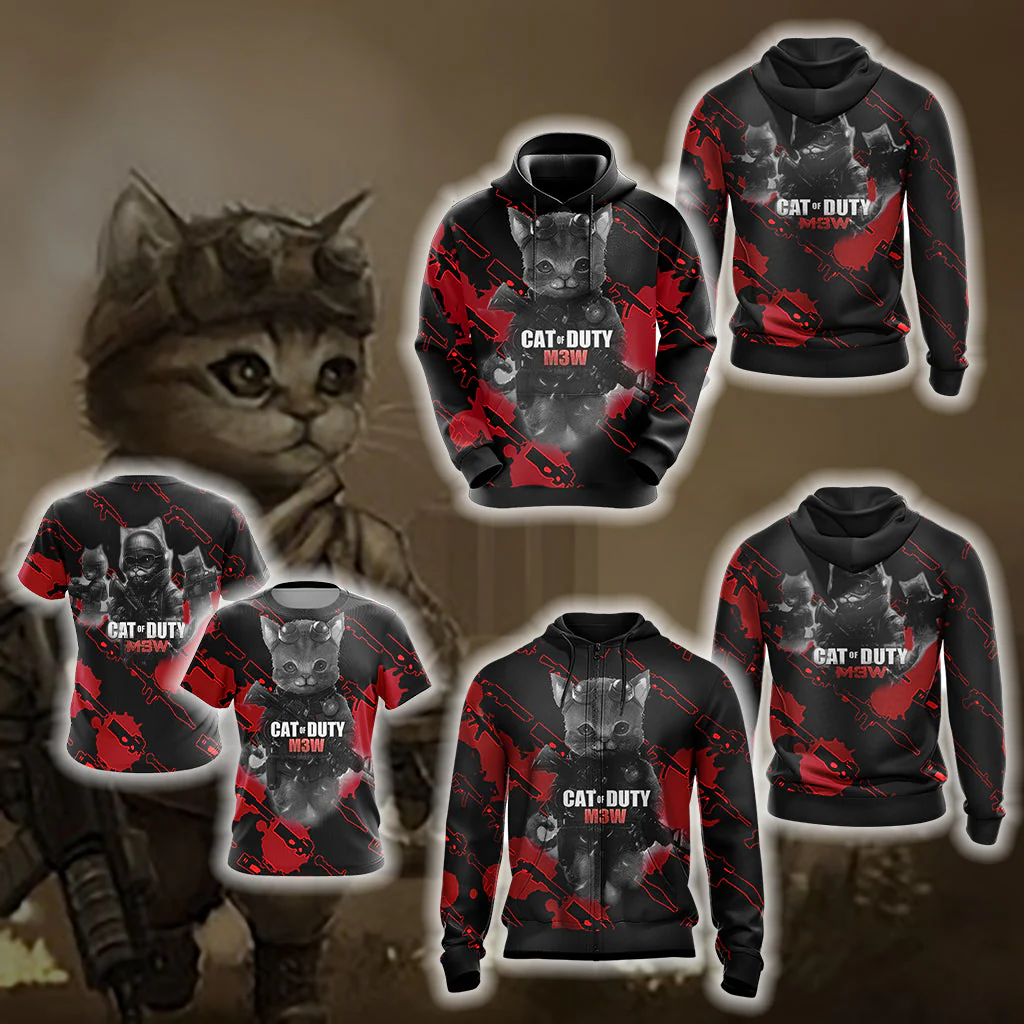 Call of Duty x Cats Unisex 3D T-shirt - Image 8