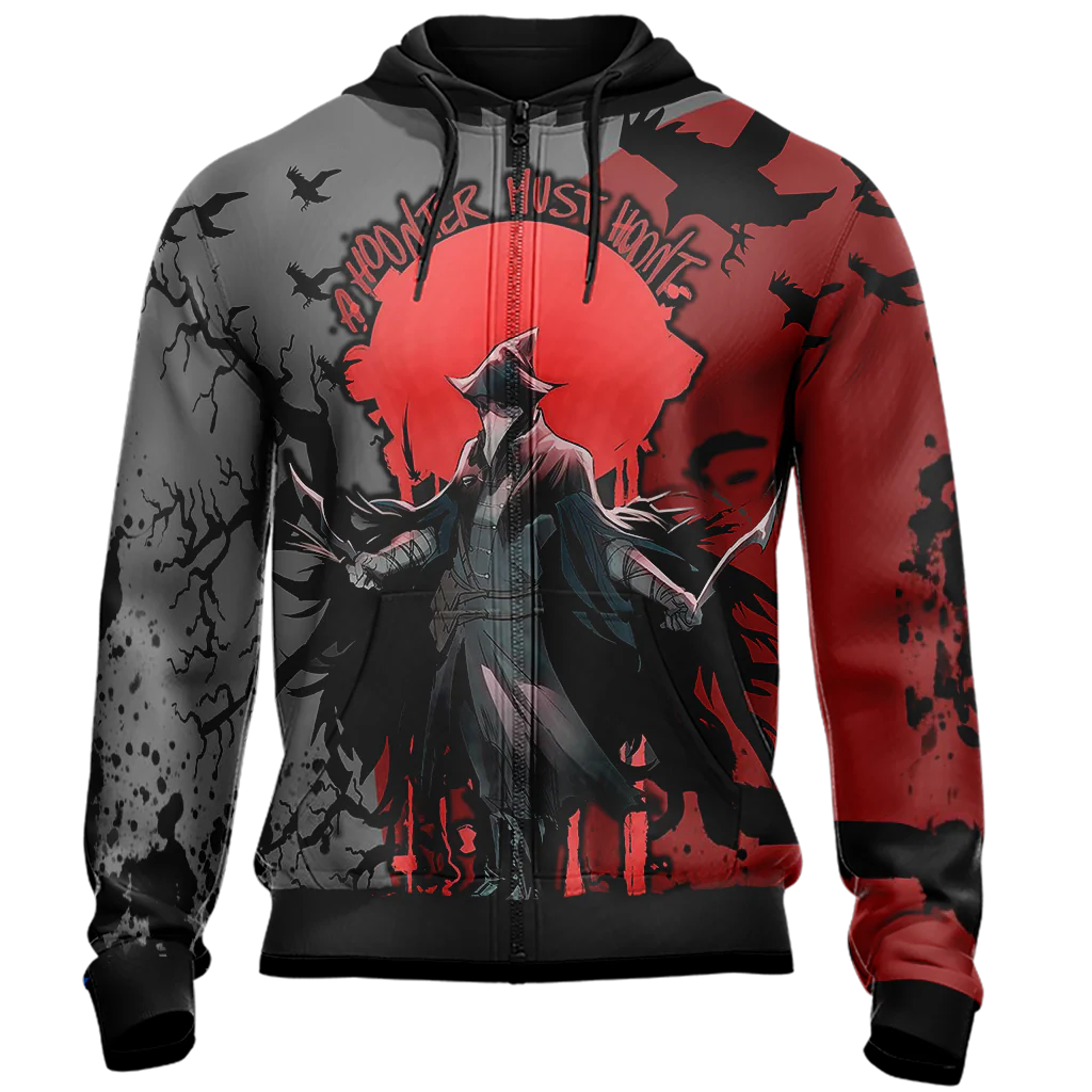 Bloodborne - Plague Doctor Hoot Unisex 3D T-shirt - Image 10