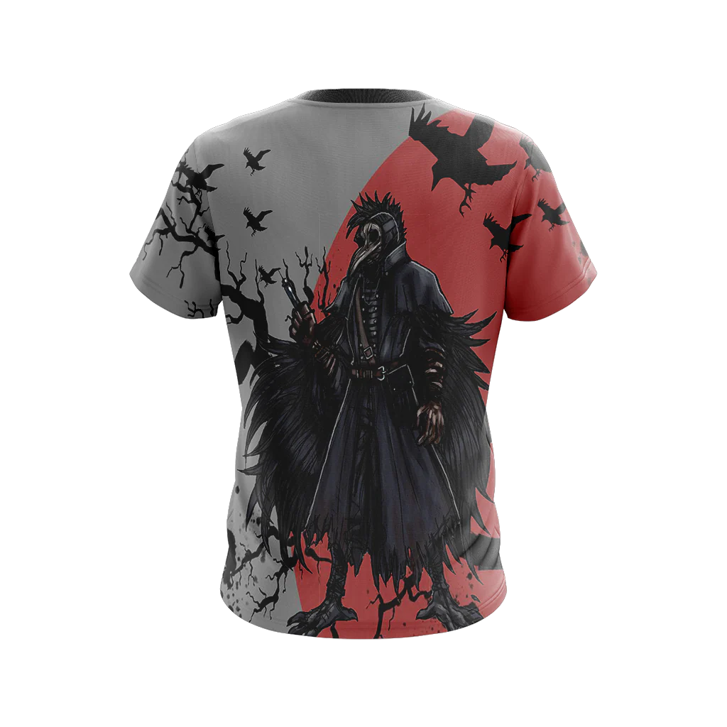 Bloodborne - Plague Doctor Hoot Unisex 3D T-shirt - Image 3
