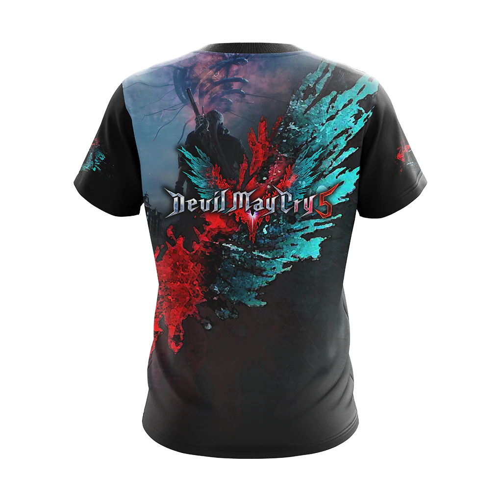 Devil May Cry 5 Unisex 3D T-shirt - Image 3