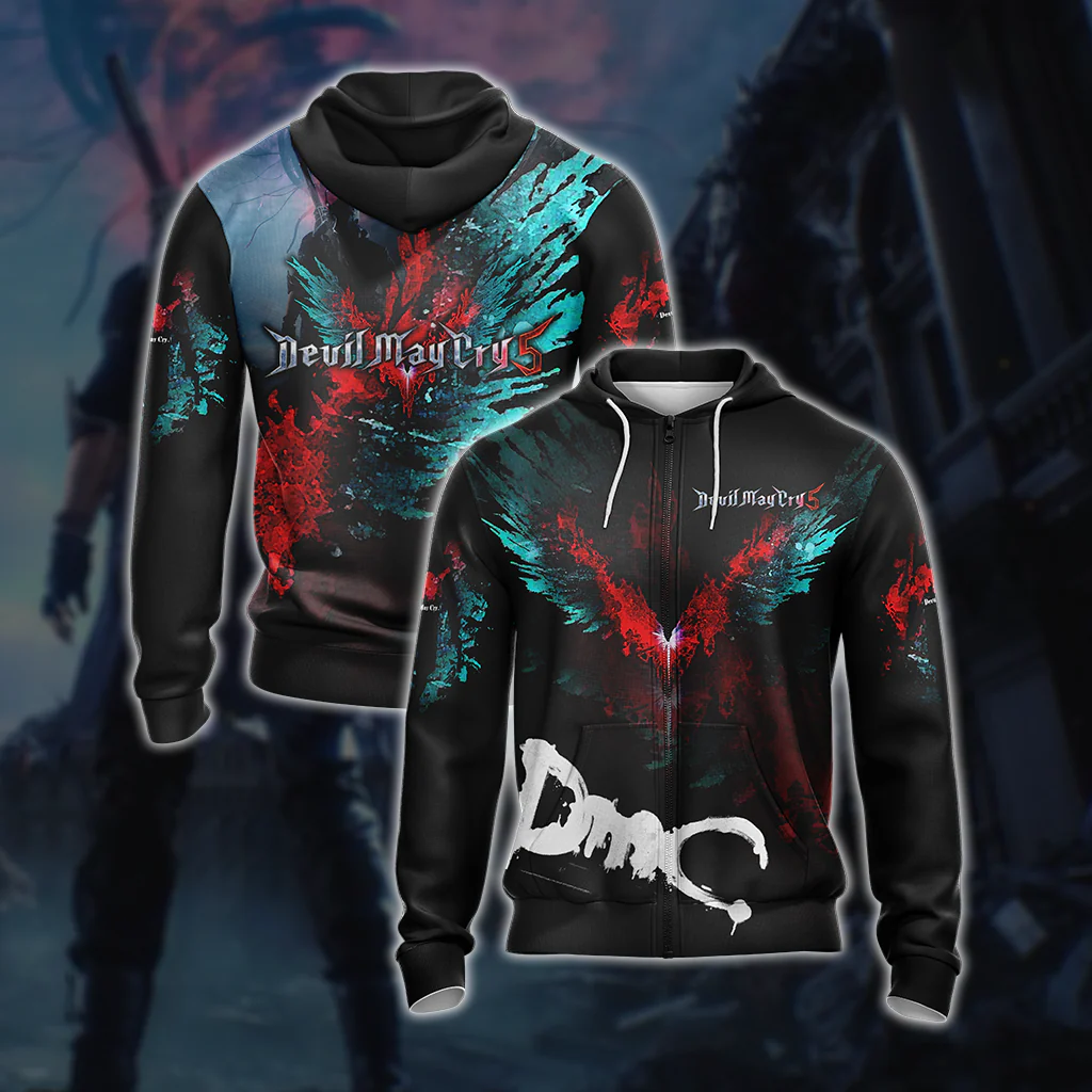 Devil May Cry 5 Unisex 3D T-shirt - Image 9