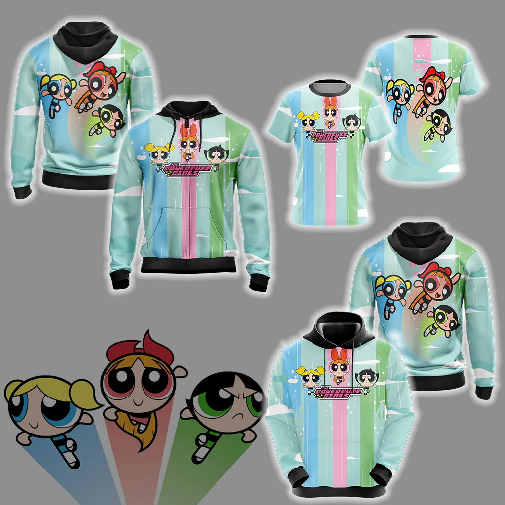 The Powerpuff Girls New Collection Unisex 3D T-shirt - Image 4
