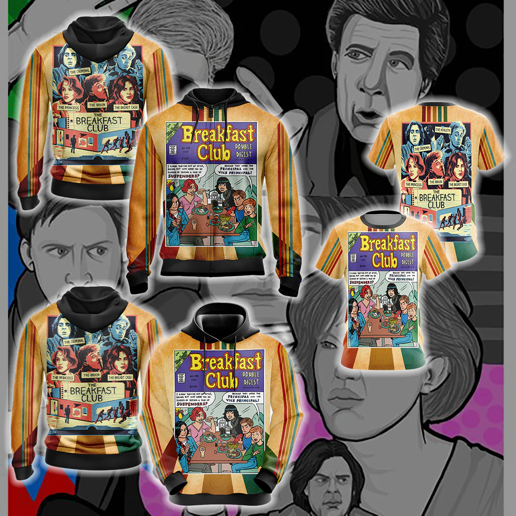 The Breakfast Club Unisex 3D T-shirt - Image 4