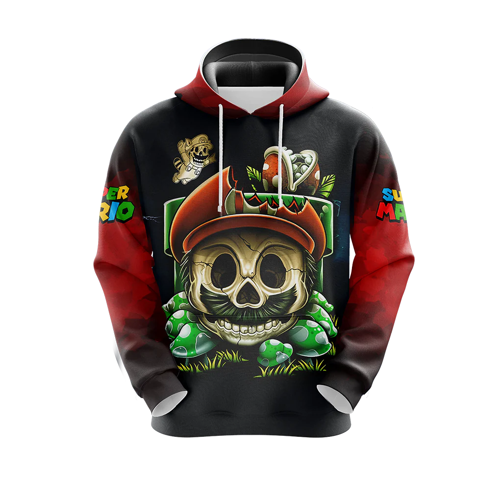 Mario Skull Unisex 3D T-shirt - Image 6