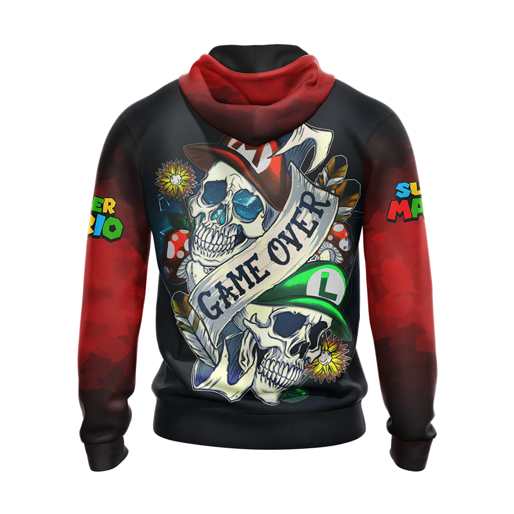 Mario Skull Unisex 3D T-shirt - Image 7