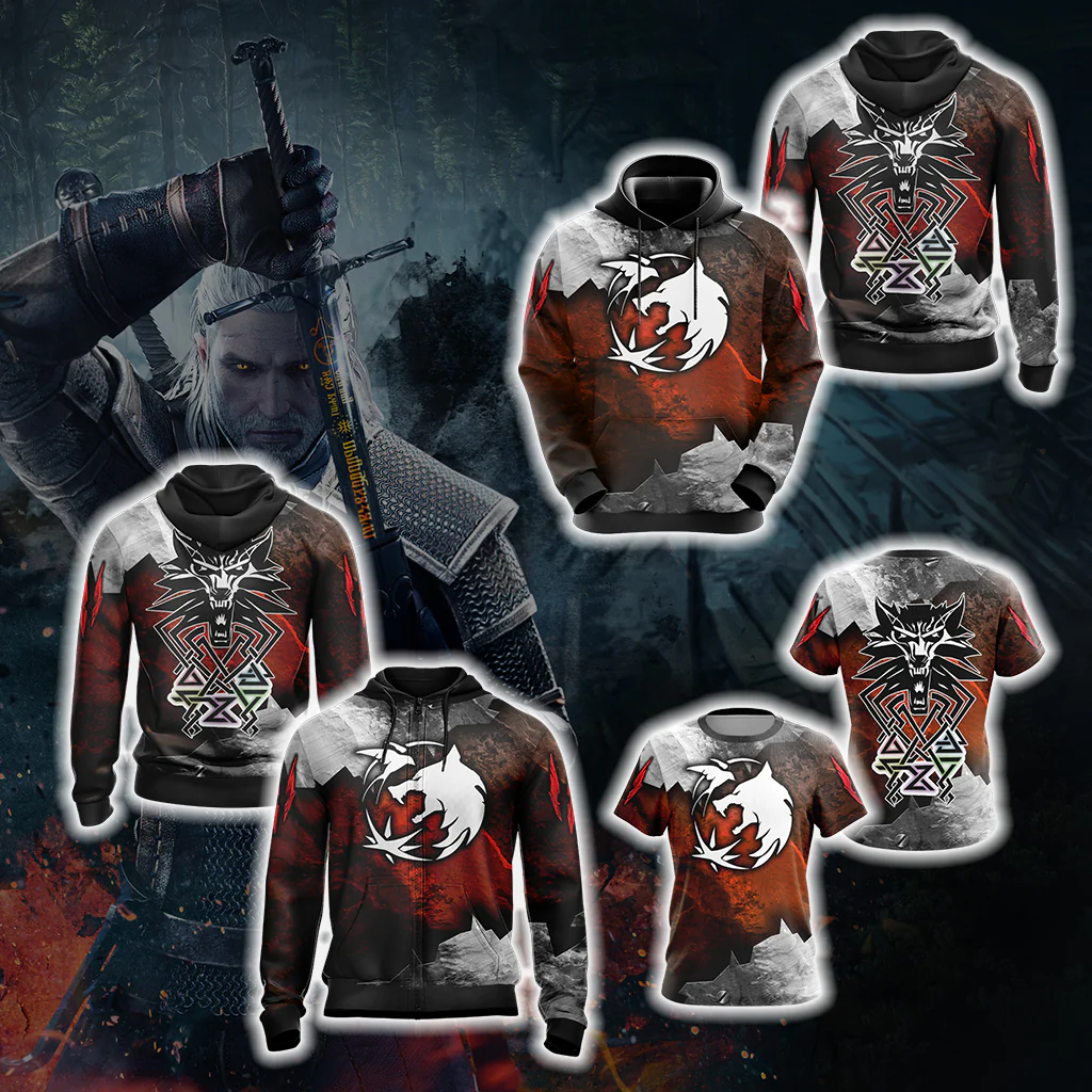 The Witcher Symbol Unisex 3D T-shirt - Image 4