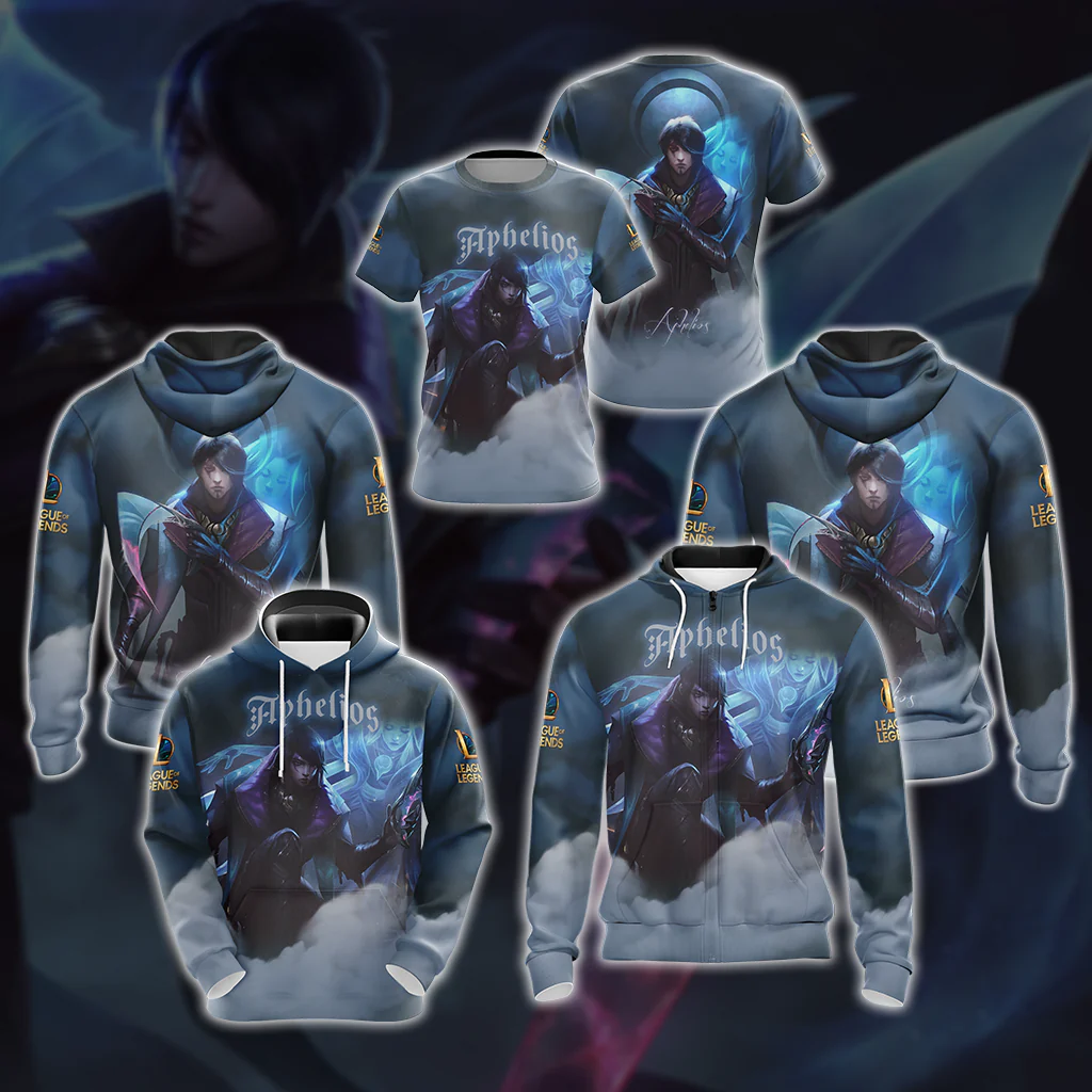League of Legends - Aphelios Champion Unisex 3D T-shirt - Image 8