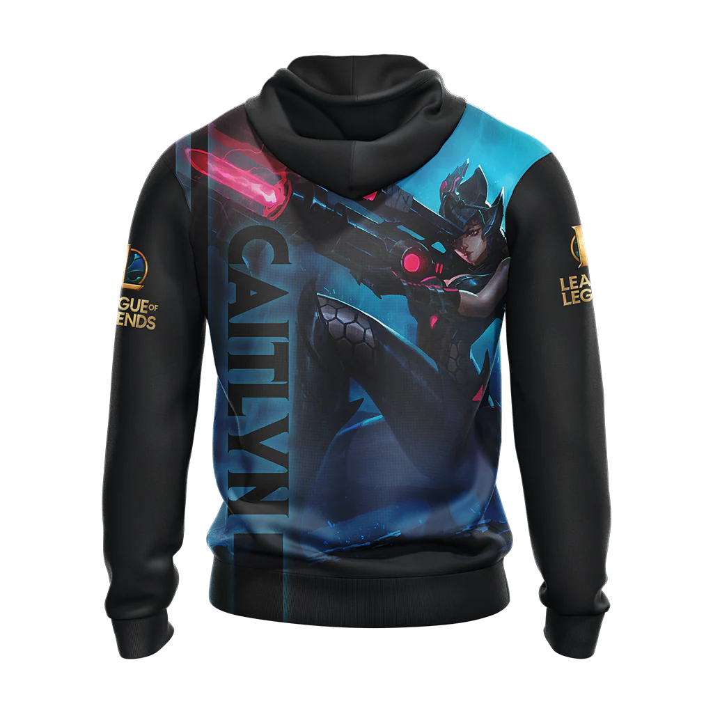 League of Legends - Caitlyn Champion Unisex 3D T-shirt - Image 7