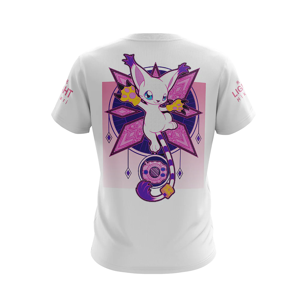 Digimon Gatomon Unisex 3D T-shirt - Image 4