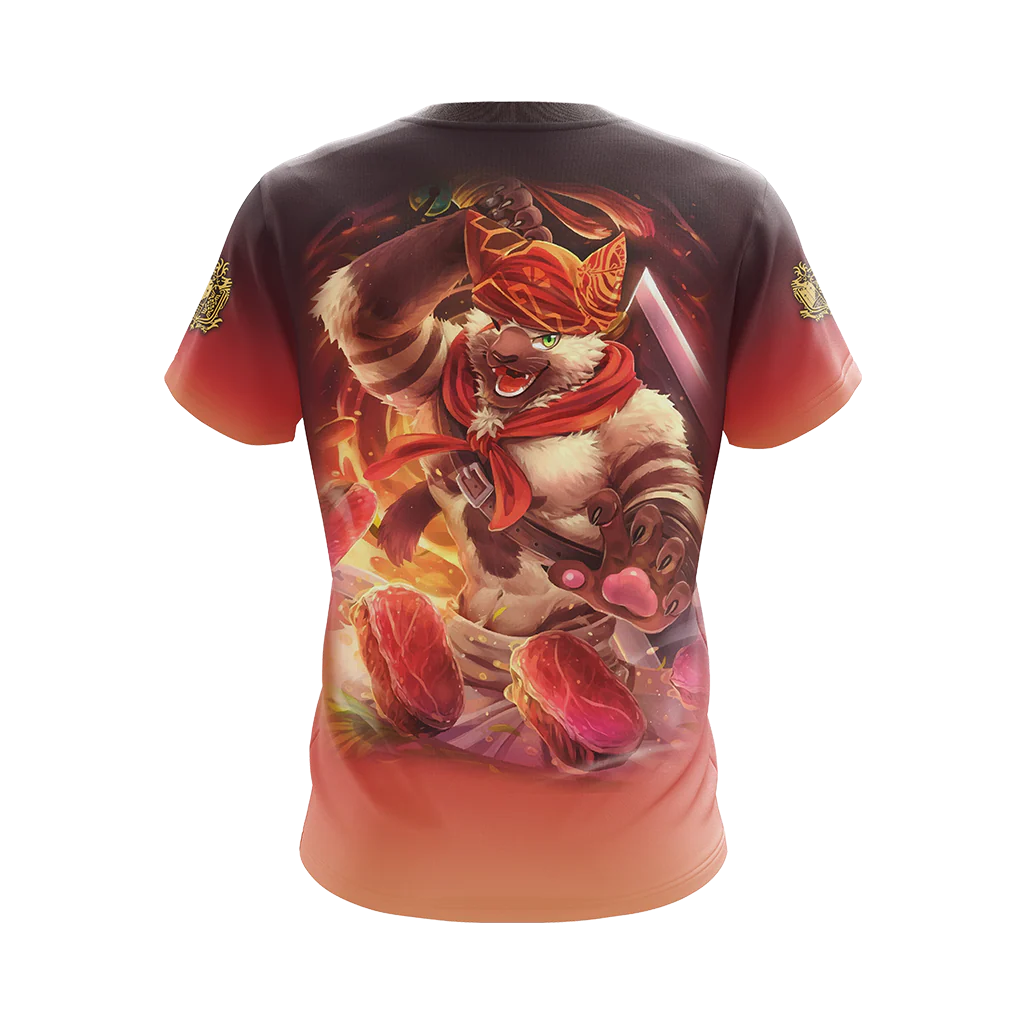 Monster Hunter Meowscular Chef Unisex 3D T-shirt - Image 3