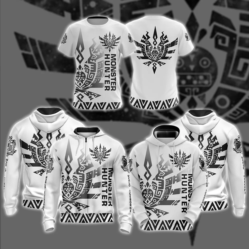 Monster Hunter Ultimate 4 Symbol Unisex 3D T-shirt - Image 4