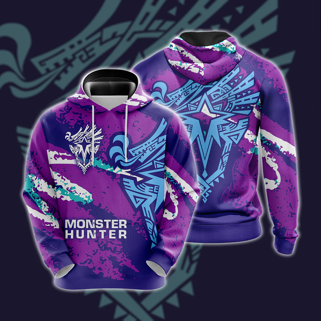 Monster Hunter World Iceborne - Logo Unisex 3D T-shirt - Image 6