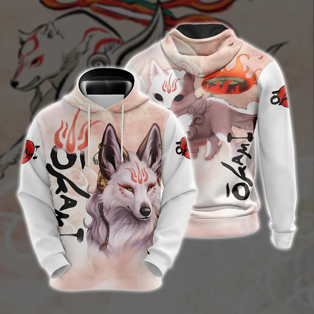 Okami Fox Unisex 3D T-shirt - Image 5