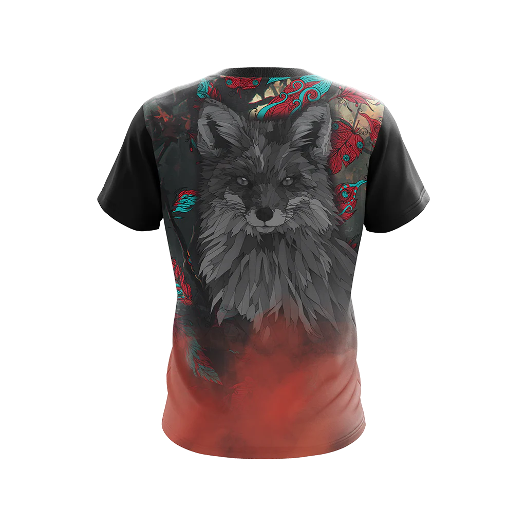 Aesthetic Fox Unisex 3D T-shirt - Image 3
