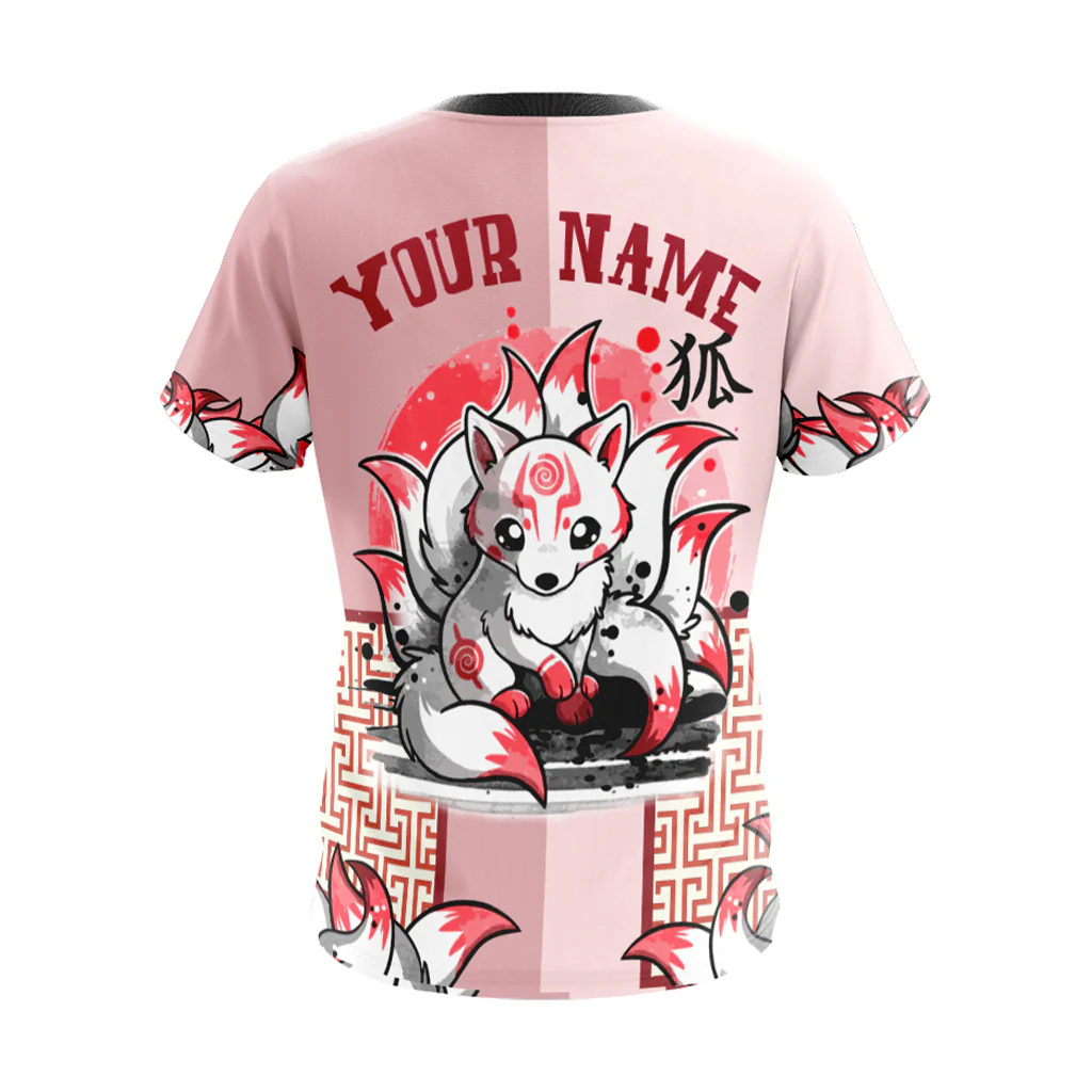 Ninetail fox Spirit-Customized Unisex 3D T-shirt - Image 3