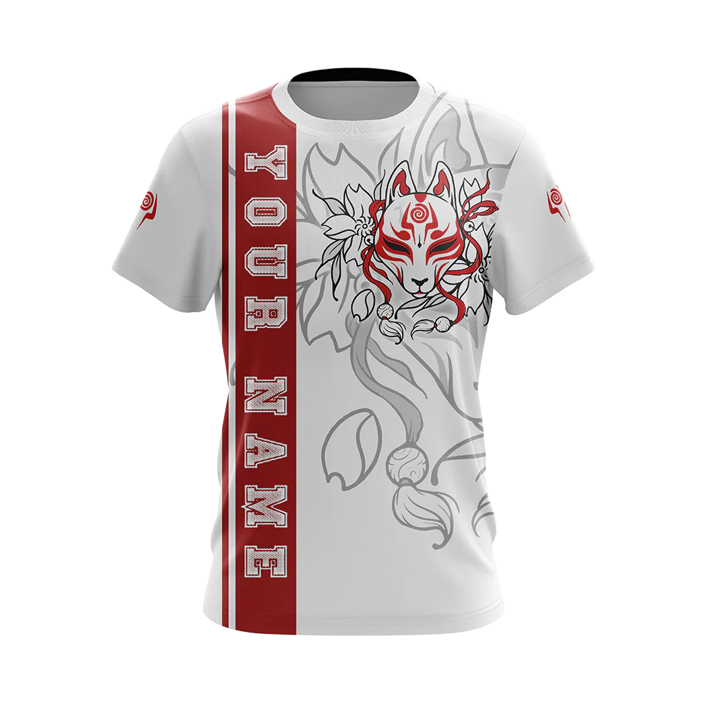 Ninetail fox Spirit - Customized New Unisex 3D T-shirt - Image 3