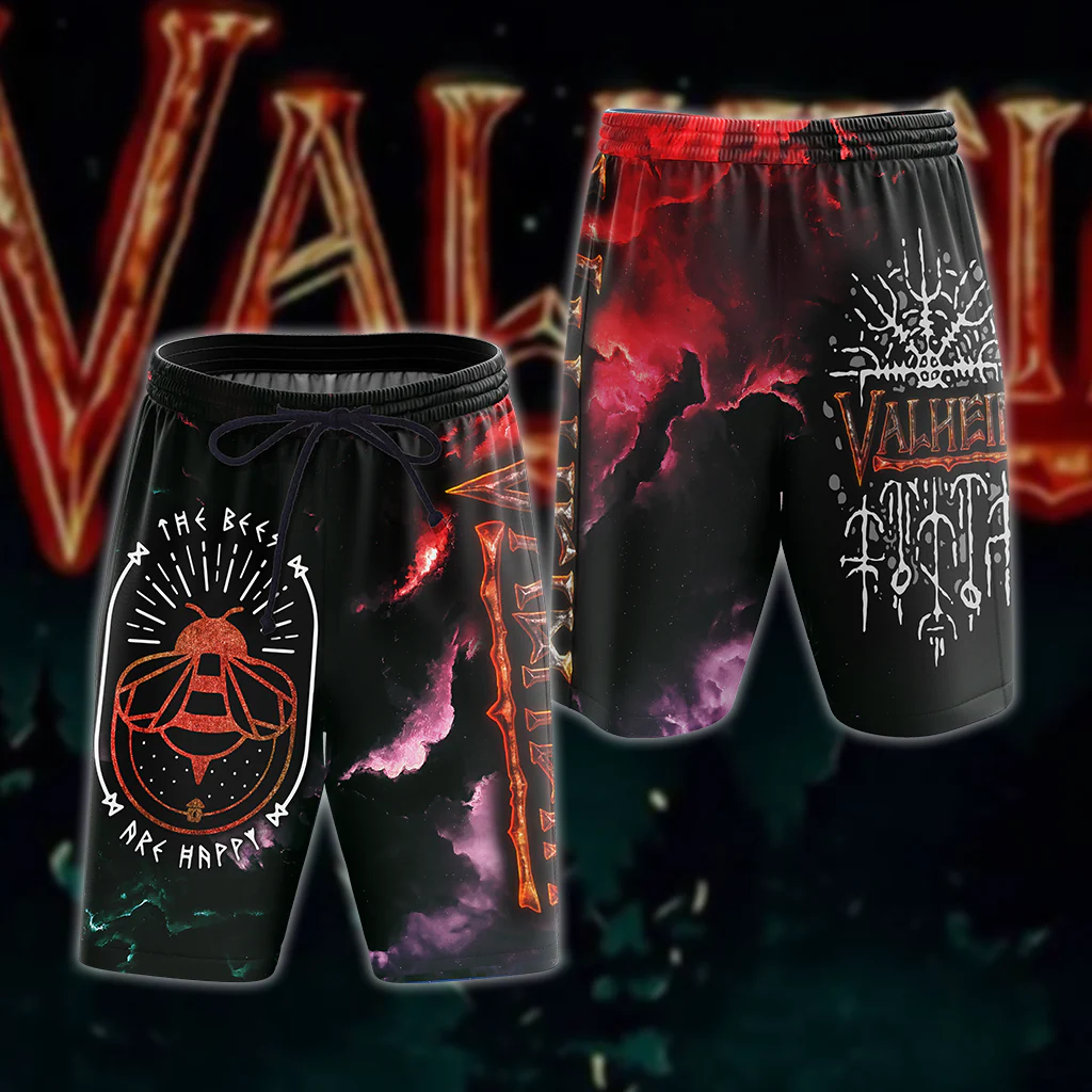 Valheim All 3D Over Print T-shirt Tank Top Zip Hoodie Pullover Hoodie Hawaiian Shirt Beach Shorts Jogger - Image 4