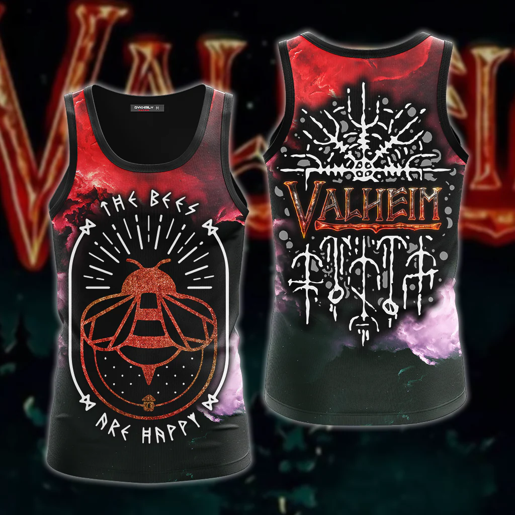 Valheim All 3D Over Print T-shirt Tank Top Zip Hoodie Pullover Hoodie Hawaiian Shirt Beach Shorts Jogger - Image 5