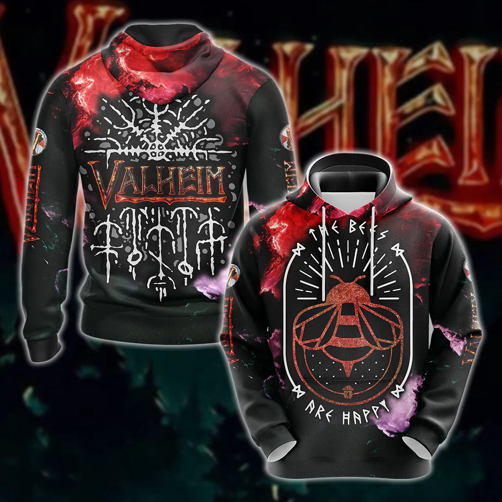 Valheim All 3D Over Print T-shirt Tank Top Zip Hoodie Pullover Hoodie Hawaiian Shirt Beach Shorts Jogger - Image 7