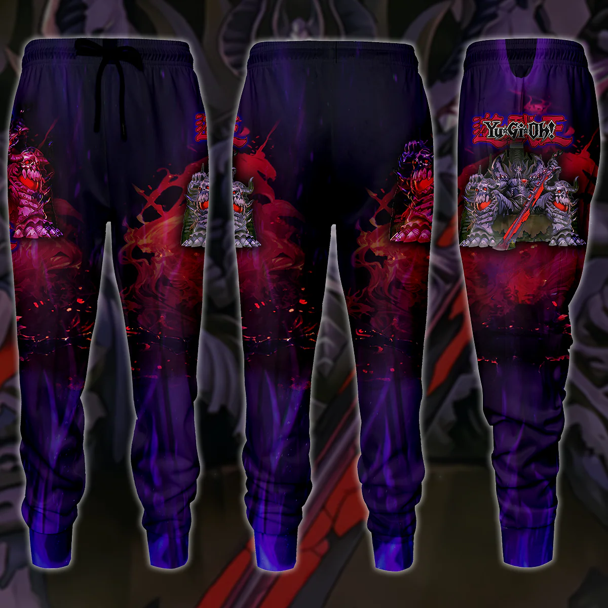 Yu-Gi-Oh! Archfiend Emperor Video Game 3D All Over Print T-shirt Tank Top Zip Hoodie Pullover Hoodie Hawaiian Shirt Beach Shorts Jogger - Image 6
