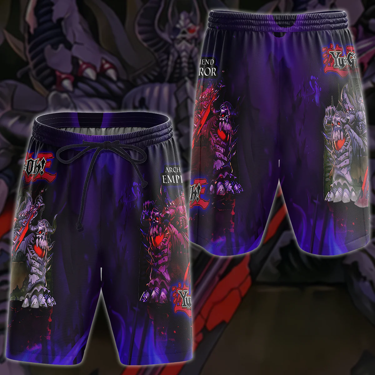 Yu-Gi-Oh! Archfiend Emperor Video Game 3D All Over Print T-shirt Tank Top Zip Hoodie Pullover Hoodie Hawaiian Shirt Beach Shorts Jogger - Image 7