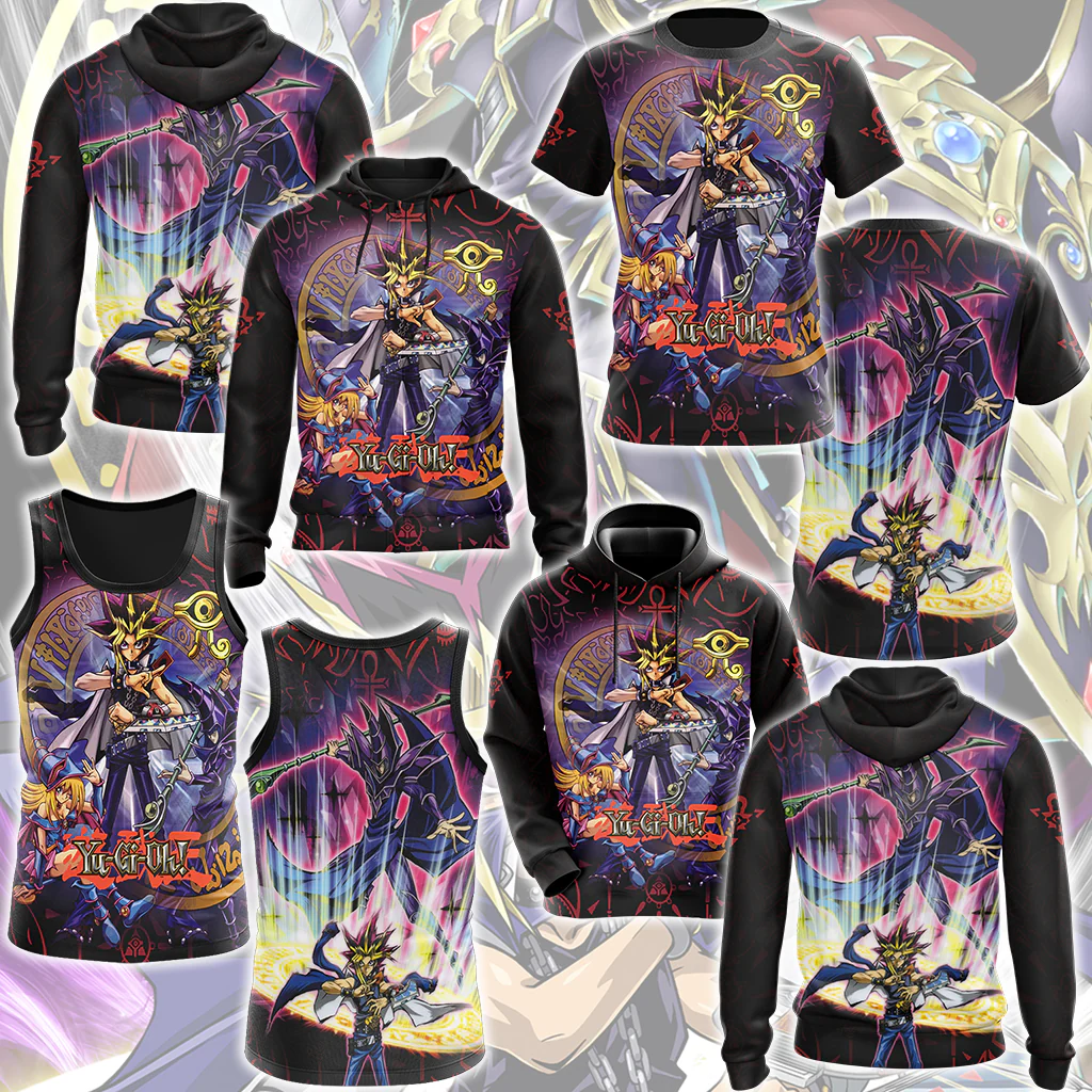 Yu-Gi-Oh! Dark Magician Video Game All Over Printed T-shirt Tank Top Zip Hoodie Pullover Hoodie Hawaiian Shirt Beach Shorts Joggers - Image 11